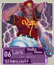 Baseball card Lightning-bender, Lark